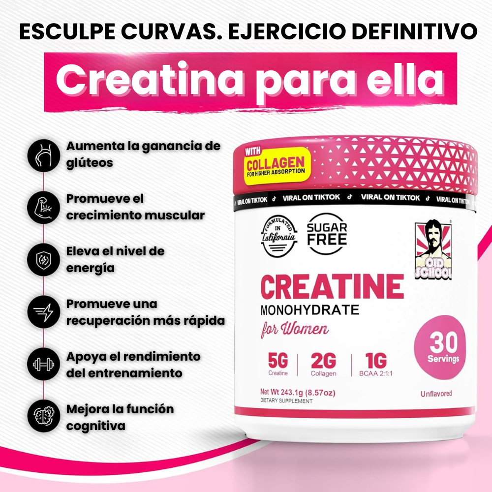 Lunavia™- Creatina Monohidratada Para Mujer