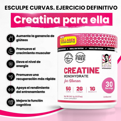 Lunavia™- Creatina Monohidratada Para Mujer