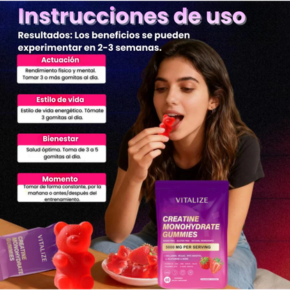 Lunavia™- Gomitas De Creatina Vitalize
